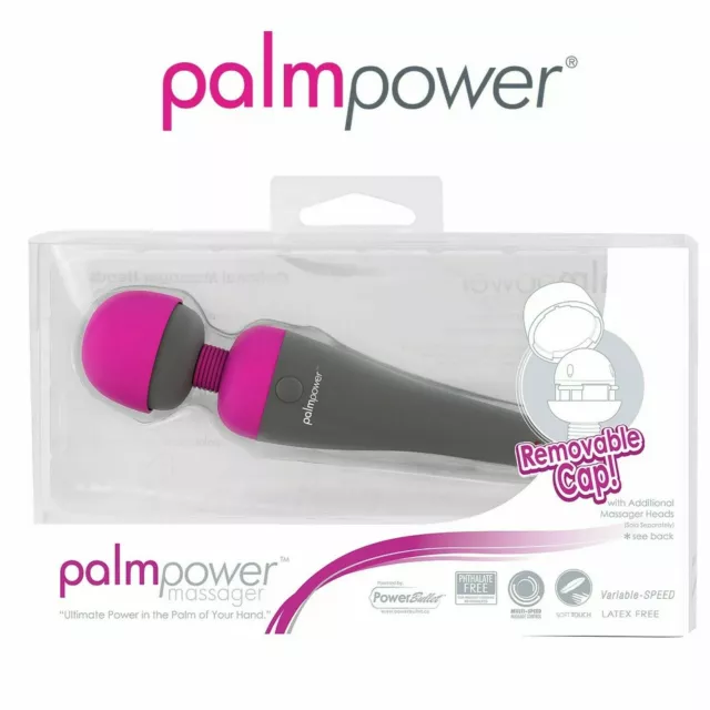 PalmPower Wand Massager The Original Vibro Massaggiatore Multi Speed Corpo Flex