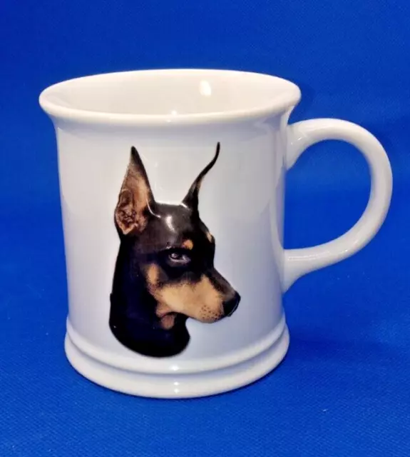 3D Portrait Doberman Dog Coffee Tea Mug By Xpres Best Friends Originals 1999