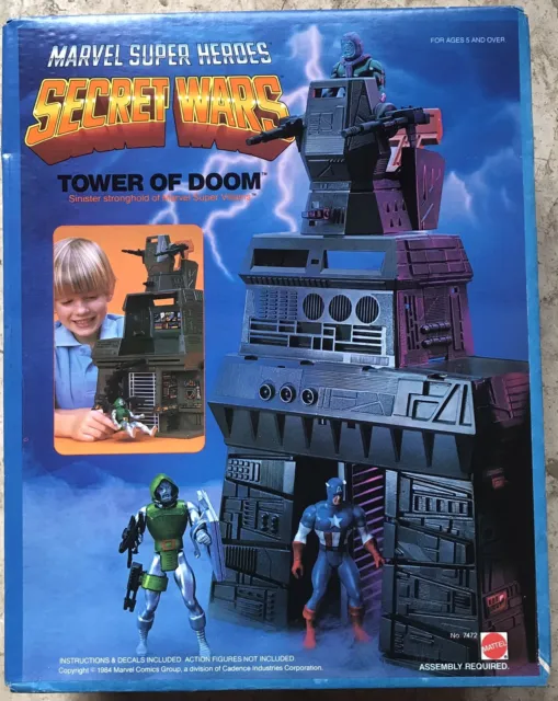 Tower of Doom Playset Secret Wars 1984 MARVEL COMICS Mattel NEW Sealed