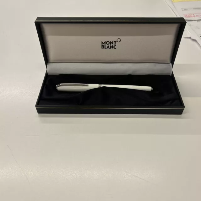 Mont blanc White Ballpoint Pen With Box