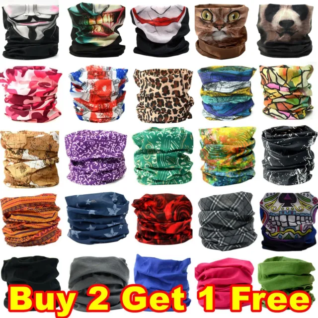 Full Function Face Cover Mask Neck Warmer Gaiter Snood Biker Balaclava Bandana