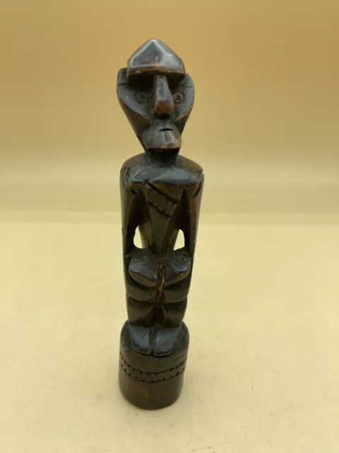 Songye Kifwebe Style Tribal Wood Figurine Fetish Congo African Tribal Art READ