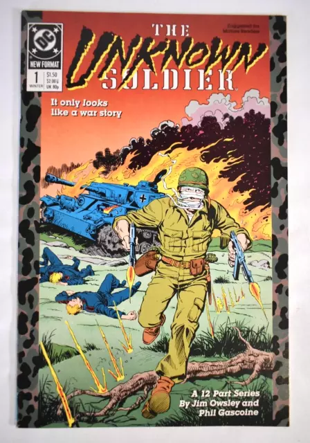 DC The Unknown Soldier #1 Vol. 2 1988 Cover by Punisher's Phil Gascoine