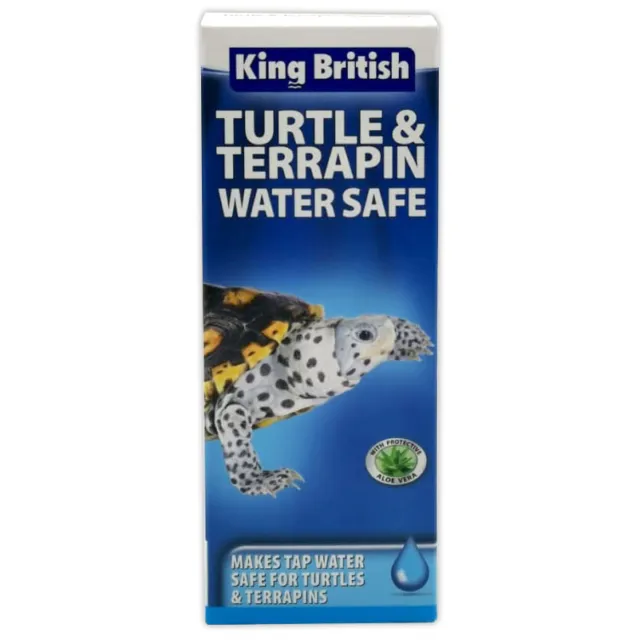 King British Turtle & Terrapin Water Safe 100ml Tap Dechlorinator Amphibian