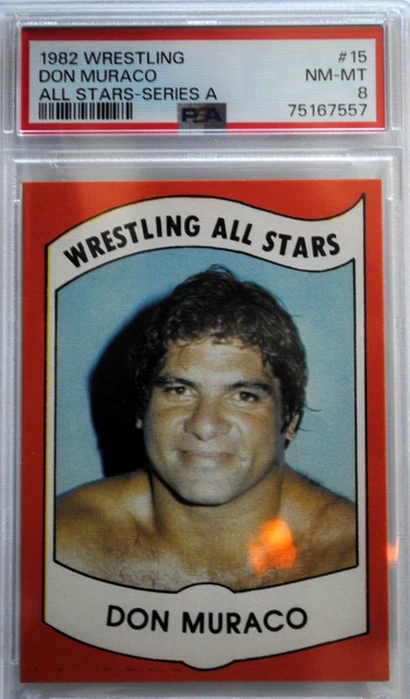 1982 Wrestling All Stars Series A DON MURACO  PSA 8