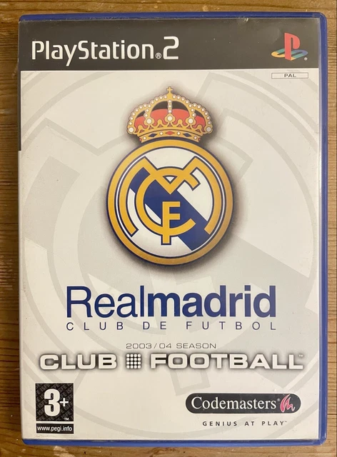 Sony PS2 REAL MADRID Club Football 2003/04 PAL UK PlayStation 2 Football Game