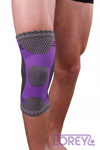 LOREY - Hochwertige Kniebandage, Kniestütze aus Hochleistungs-Polyamid-Fasern