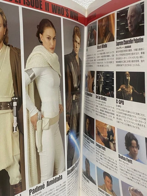Pomplent STAR WARS EPISODE II Who's Who Pamphlet Lucasfilm Character Guide ...