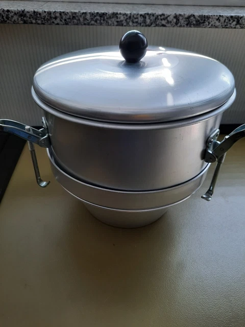 Großes  Rezeptur-Sieb Ø 20 cm, 4teilig + 6 Siebeinlagen, gebraucht@Apotheke WEPA 2