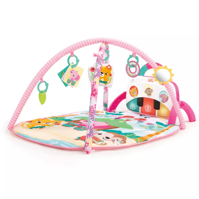 Bright Starts 4in1 Piano & Drums Kick Gym 45.47cm Baby/Infant Floor Playmat 0m+