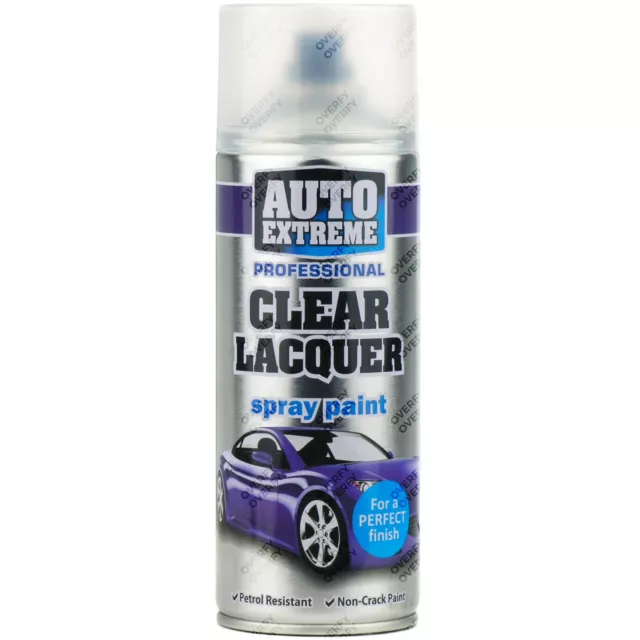 1 x 400ml Clear Lacquer Gloss Spray Paint Aerosol Can Auto Extreme Metal  Wood 5055319519250