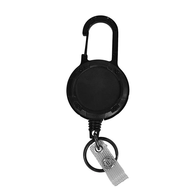 Mousqueton fiable avec porte-clés rétractable pour le travail et les activité