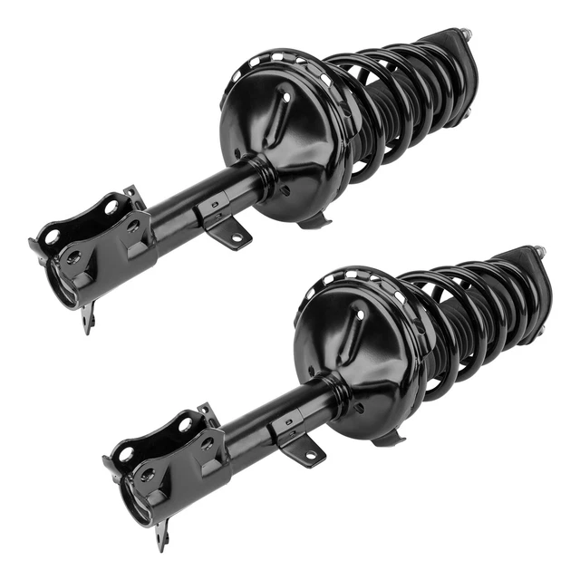 Pair For 2001-2003 Toyota Highlander FWD Rear Complete Struts & Coil Springs Set