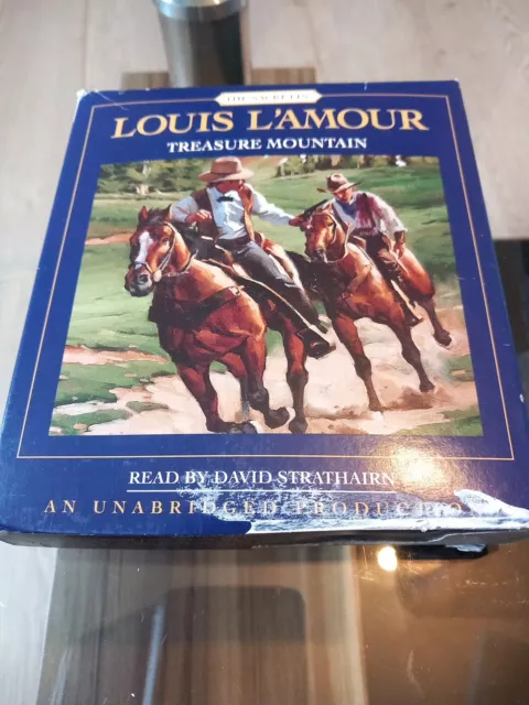 Louis Lamour Treasure Mountain  Audio CDs Good