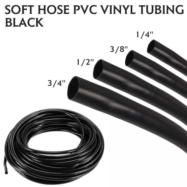 PVC-Clear Vinyl Tubing 1/4 ID 3/8 OD 10 Ft Clear Hose Plastic