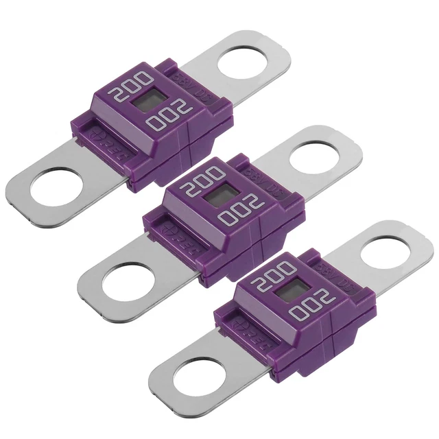 AMI/MIDI FUSE 200A High Current BoltOn Fuse 200 Amp For Cars, Buses
