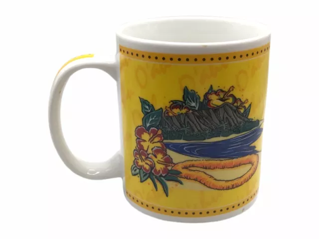 2002 Colorful Hilo Hattie The Store of Hawaii Oahu Mug by Island Heritage