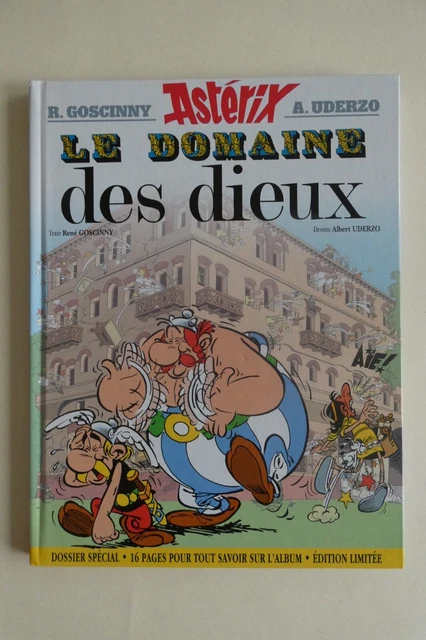RARE EO Ed enrichie 16 pages « Astérix Le Domaine des Dieux » UDERZO GOSCINNY