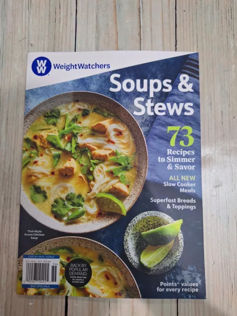 Weightwatchers Soups & Stews 73 Recipes December 2023 Magazine Slow Cooker