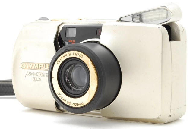 ALL WORKS OLYMPUS mju Zoom 105 Deluxe 35mm Film Camera [Excellent
