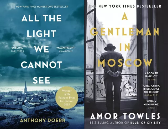 Combo Set of 2 books  (All the Light we Cannot See +A Gentleman in Moscow)