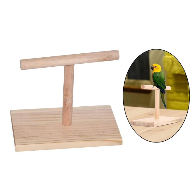 Tisch Vogel Barsch Sittich Fink Käfig Papagei Training Finch T Stand Übung