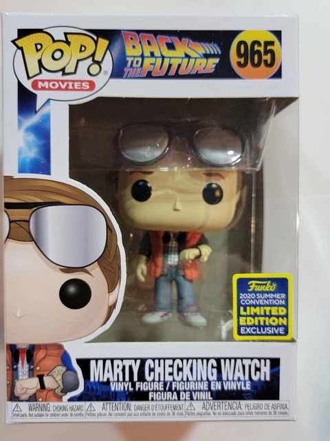 Ritorno Al Futuro Marty Controllo Orologio Pop! Vinile Figura #965 Funko 2020 Le