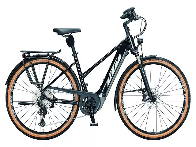 E Bike KTM MACINA STYLE 610 metallic black, silver+grey