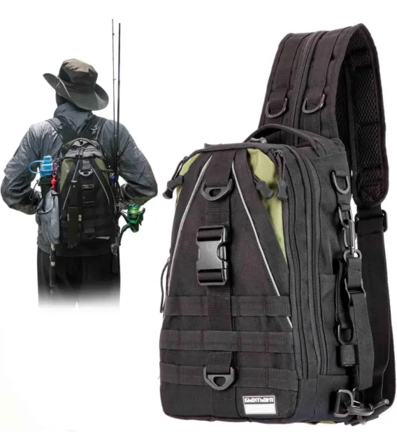 BASS PRO SHOPS Extreme 360 Qualifier Tackle Bag / Tackle Backpack No Bottom  New $34.99 - PicClick