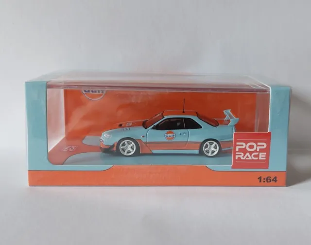 1/64 Pop race X Inno64 Nissan Skyline Gtr R34 Gulf Livery