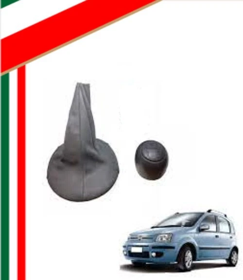 Kit Cuffia Pomello Leva Cambio Adatto Per FIAT PANDA (2) 169 2003 - Foto 9