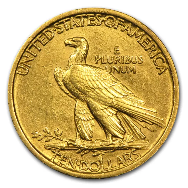 1907 $10 Indian Gold Eagle (Cleaned) - SKU #68854 2