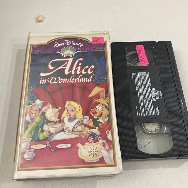 WALT DISNEY MASTERPIECE Collection Alice In Wonderland VHS Clamshell ...