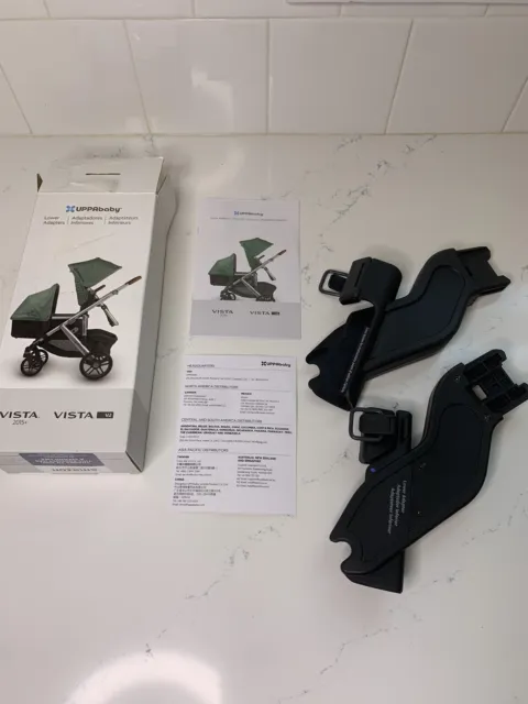 UPPAbaby VISTA Lower Adapters fits VISTA and Bassinet 2015 + Unboxed *FAST SHIP*