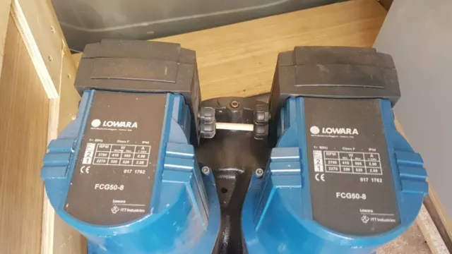 Lowara FCG50-8 Twin head Circulation Pump