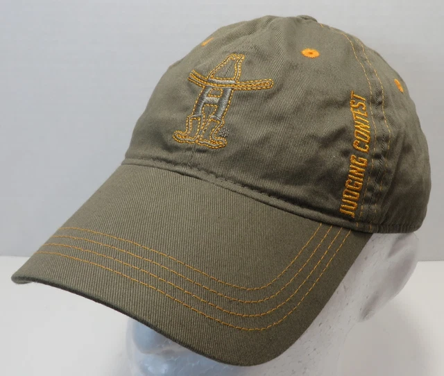 HOUSTON LIVESTOCK SHOW and Rodeo Judging Contest Adjustable Strapback