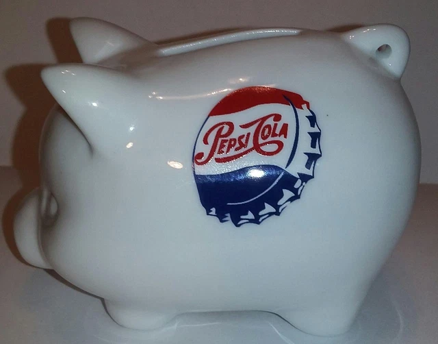 Charming Pepsi Cola 3 3/4" Long Piggy Bank #1