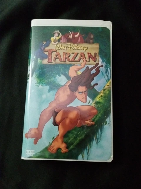 Walt Disney S Tarzan Vhs Video Tape Vcr Animation Movie Vtg Rare