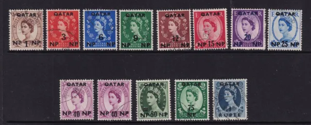 Qatar - QEII - 1957 - Set of 12 - SG1/12 - fine used