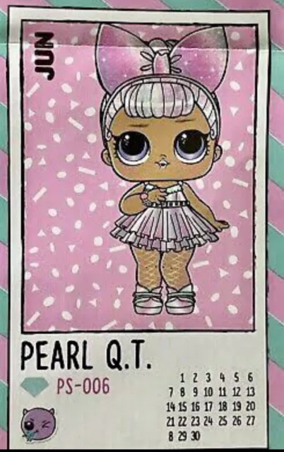 LOL Surprise PEARL QT Present Surprise June NEW Opened to Doll Rare Pink