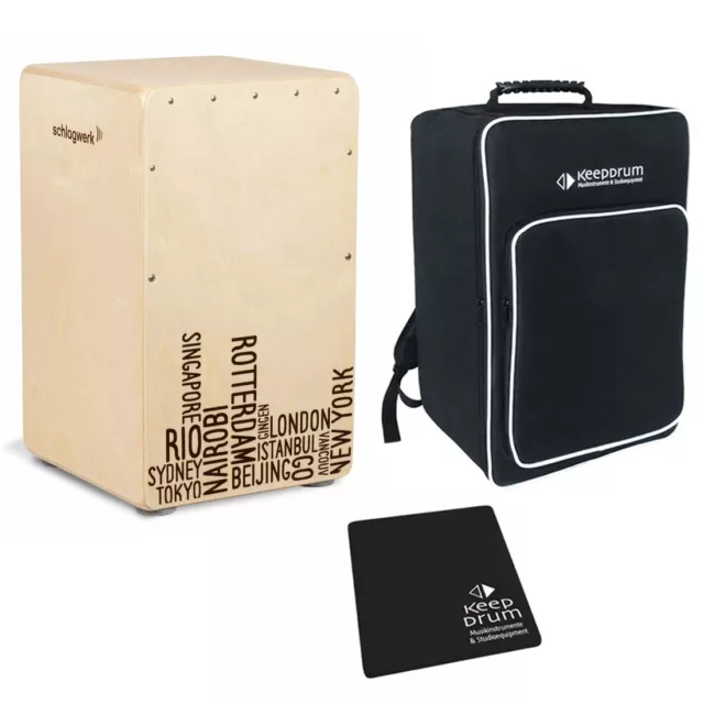 Schlagwerk CP114 X-One Cosmo Cajon + Tasche + Pad