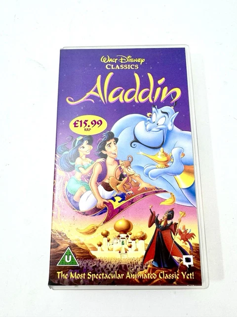 WALT DISNEY ALADDIN Vhs Video Tape Vintage 4 87 PicClick UK WALT DISNEY ALADDIN Vhs Video Tape Vintage 4 87 PicClick UK