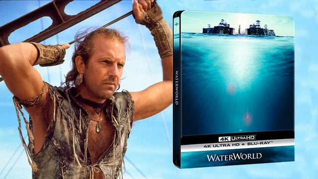 Waterworld - 4K ULTRA + Blu-Ray Édition Steelbook Limité TRÈS RARE et COMME NEUF