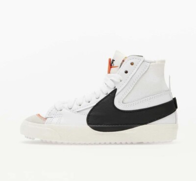 NIKE WMNS BLAZER Mid â77 Jumbo Swoosh White Black DQ1471-100 s 7.5 EUR 115,30 - PicClick DE