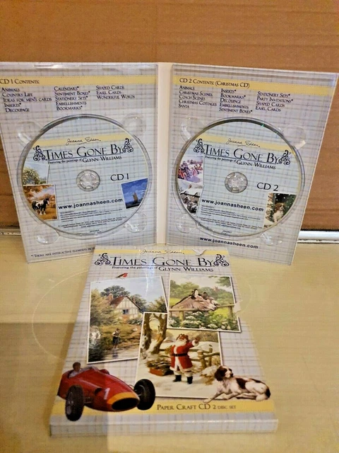 Doble CD ""Times Gone By"" Joanna Sheen con pinturas de Glynn Williams