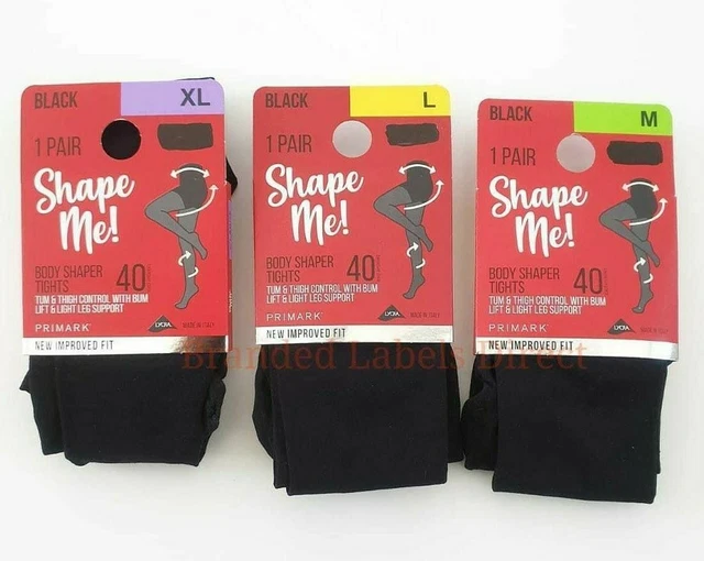 LADIES SHAPE ME Primark Body Shaper Tights 40/80/100 Denier Lycra