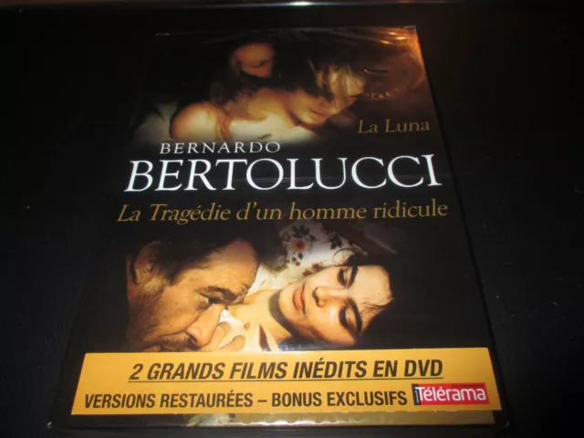 Coffret 2 Dvd Neuf "Bernardo Bertolucci : La Luna / Tragedie D'un Homme Ridicule