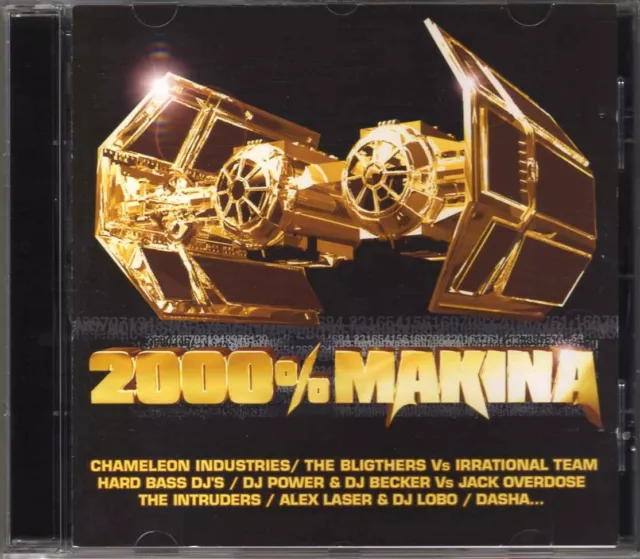 Compilation - 2000% Makina - CD - 2004 - Makina Happy Hardcore Wagram France