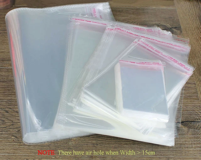 CLEAR CELLO CELLOPHANE Card Display Self Adhesive Peel & Seal Plastic