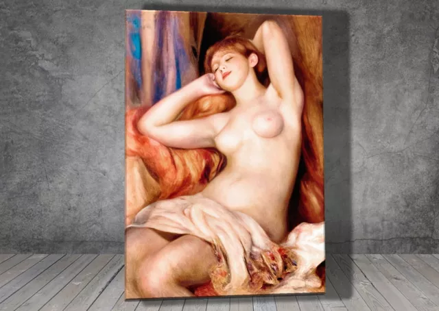 Auguste Renoir Sleeping Woman nude naked CANVAS PAINTING ART PRINT 170